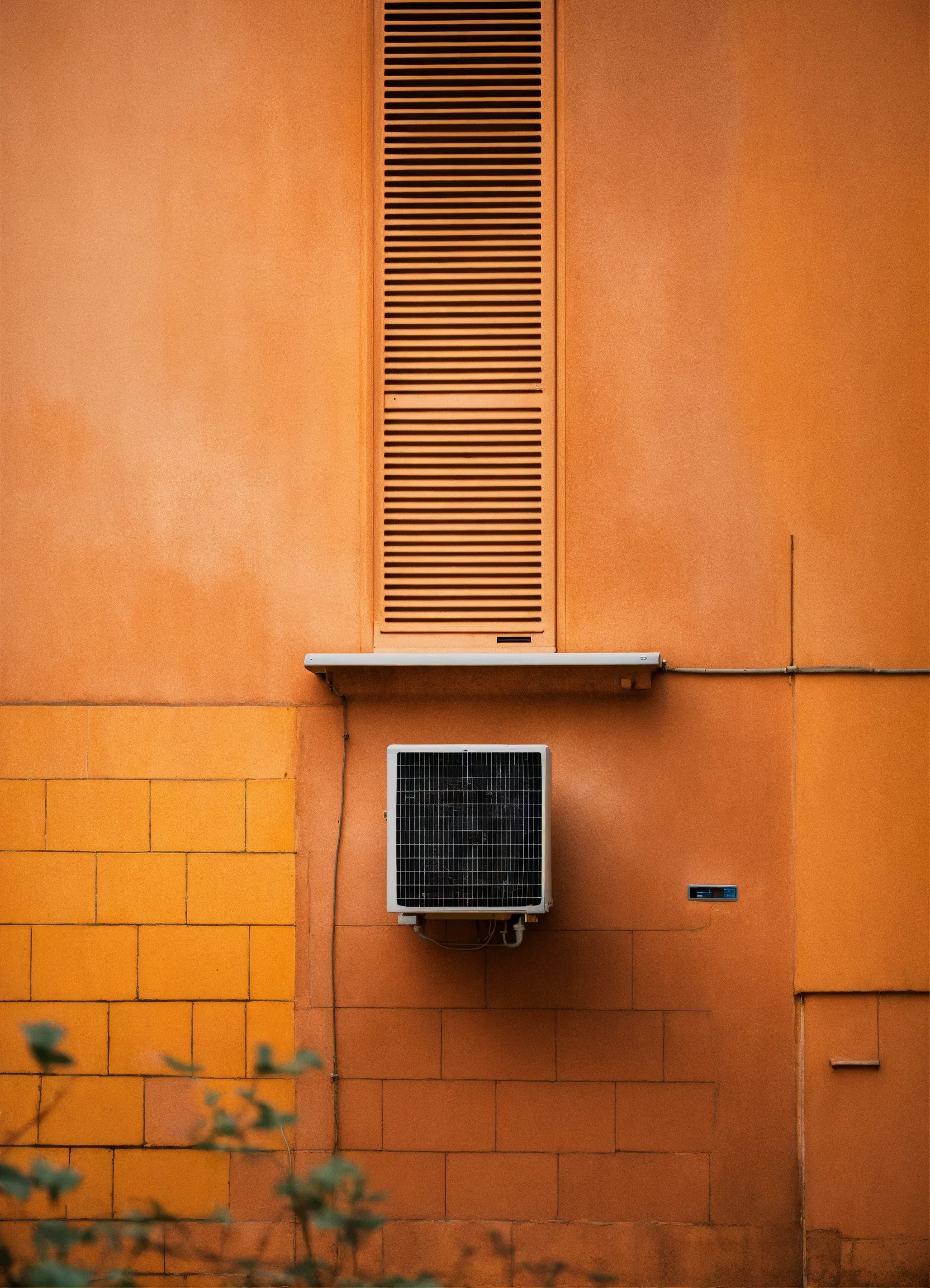 Eco-friendly air conditioning installation